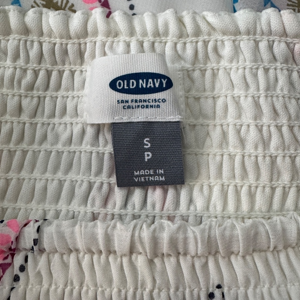 Old Navy Women's Strapless Chiffon Lightweight Boho Maxi Dress Size Small‎ Aztec - Picture 7 of 15
